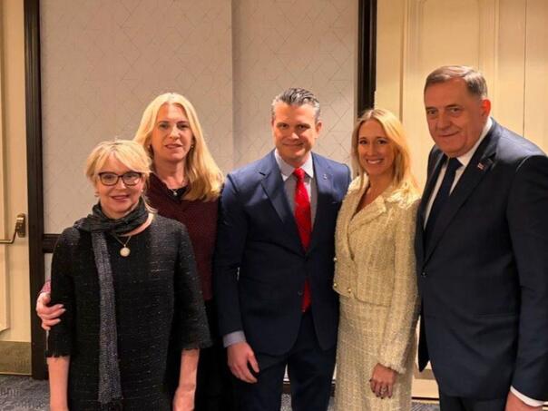 Cvijanović, Trišić Babić i Dodik s američkim ministrom odbrane