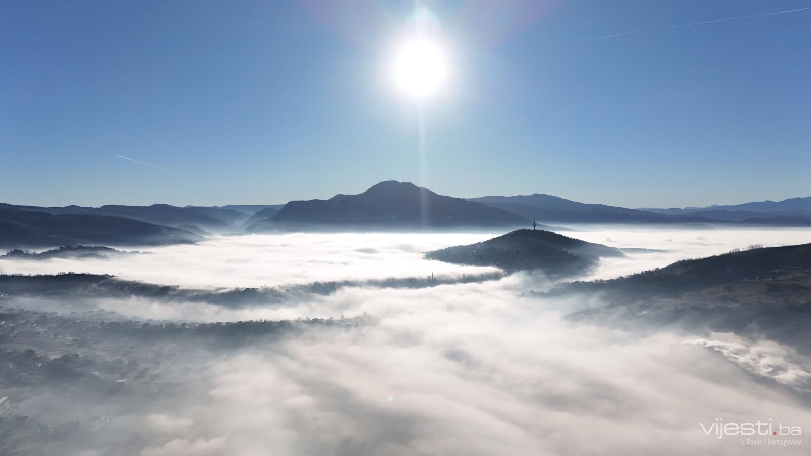 Danas oblačno s kišom, na planinama snijeg