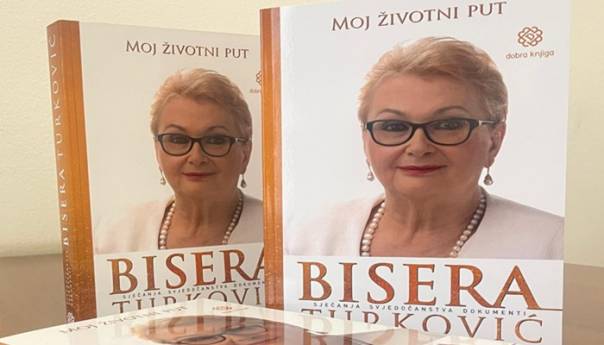 Danas promocija knjige Bisere Turković 'Moj životni put'