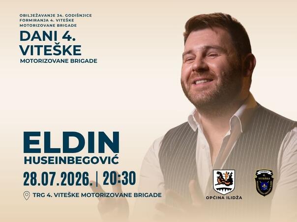 Dani Četvrte viteške motorizovane brigade završavaju koncertom Eldina Huseinbegovića