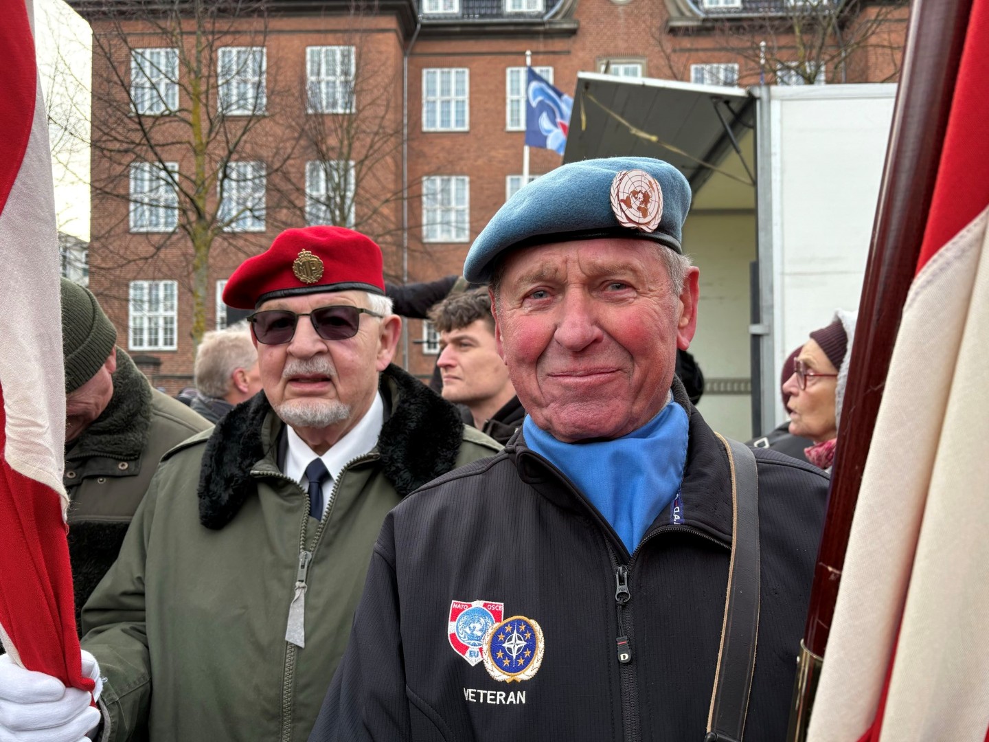 Danski veterani protestuju u Kopenhagenu ispred ambasade SAD