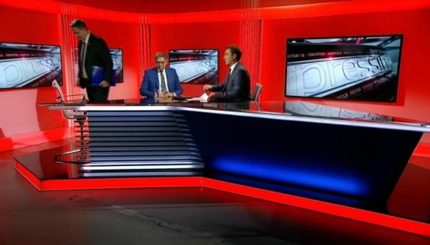 Denis Bećirović napustio emisiju Pressing