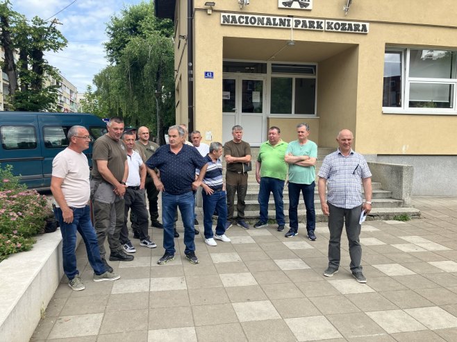 Dio radnika NP "Kozara" održao štrajk upozorenja