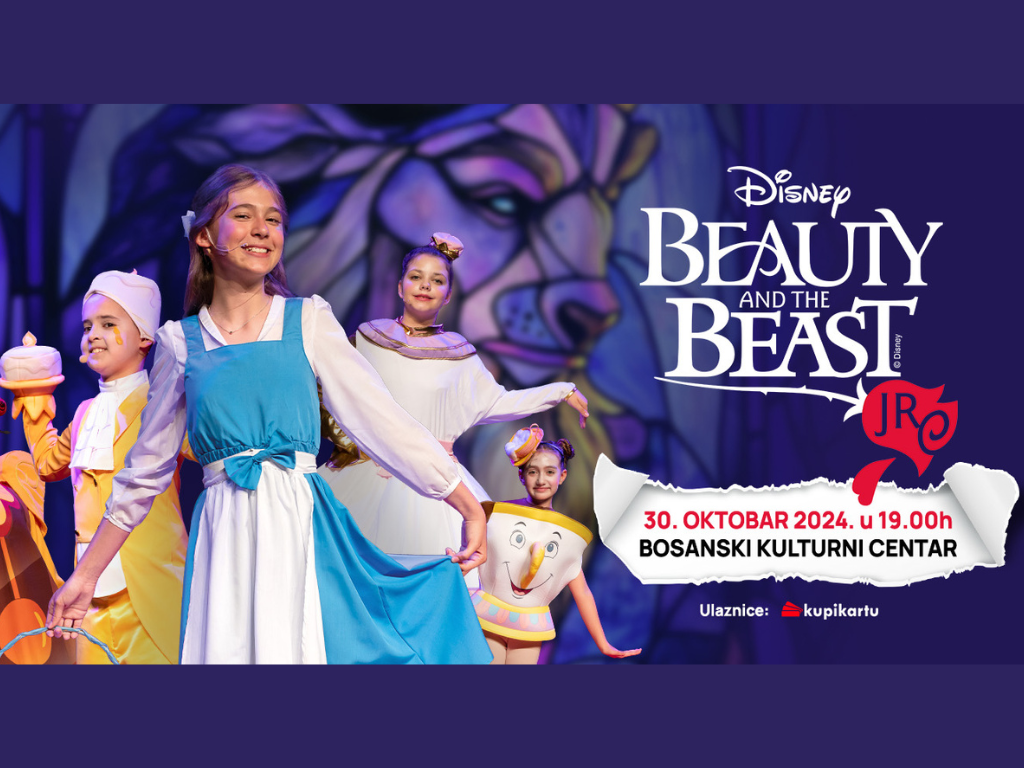 Diznijev mjuzikl 'Beauty and the Beast JR.' premijerno 30. oktobra u BKC-u