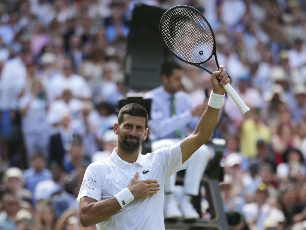 Đoković ostvario 99. pobjedu na Wimbledonu