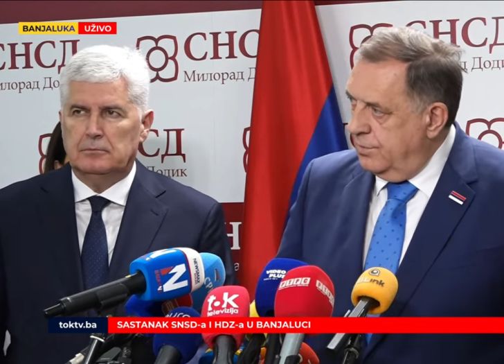 Dodik i Čović dogovorili usvajanje Budžeta BiH