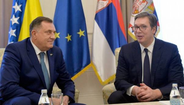 Dodik i Vučić: Nema zatvaranja granice između RS i Srbije
