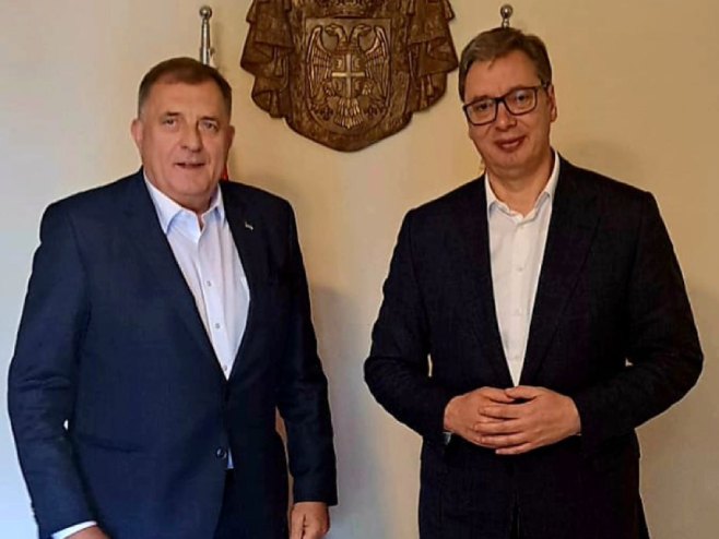 Dodik i Vučić o pripremama Svesrpskog sabora 8. juna