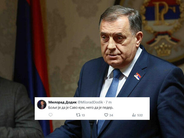 Dodik pratio debatu: Bolje da je Savo kum, nego da je pe*er