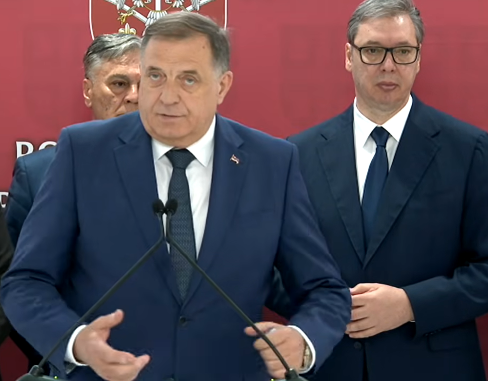 Dodik prozvao i Hrvate u BiH: RS ugrožena vojnim savezom Hrvatske, Albanije i Kosova