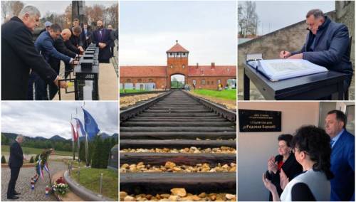 Dok se u Auschwitzu klanjaju žrtvama, Dodik i Čović kući veličaju genocid i UZP