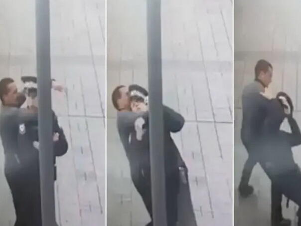 Drama pred Palatom RS: Muškarac napao policajca!