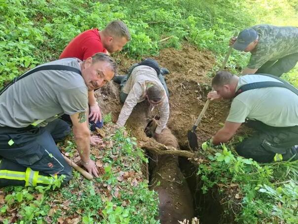 Drama u Hrvatskoj: Kobila i vlasnik upali u jamu