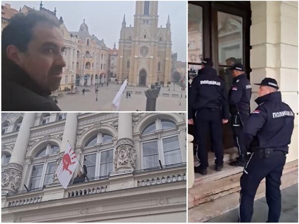 Drama u Novom Sadu: Blokirana gradska uprava, stigla i policija
