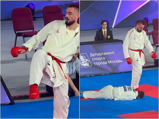 Dramatičan nastup Anesa Bostandžića: Diskovalifikovan nakon što je srušio protivnika