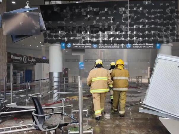 Dramatični snimci iz Kuvajta nakon iranskog raketiranja: Aerodrom van funkcije