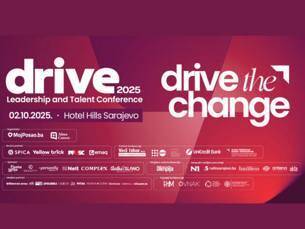 DRIVE 2025: Ne propustite najveći HR događaj godine u BiH!