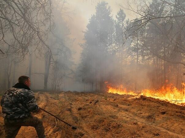 Dron izazvao haos: Ogroman požar bukti oko Černobila