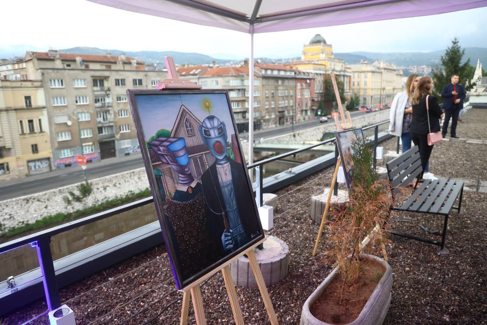 Druškić i Maličbegović - umjetnost na krovu ministarstva kulture