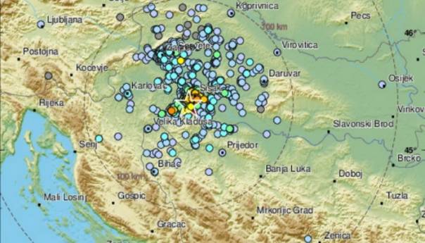 Dva zemljotresa pogodila Hrvatsku, tlo podrhtavalo i u BiH