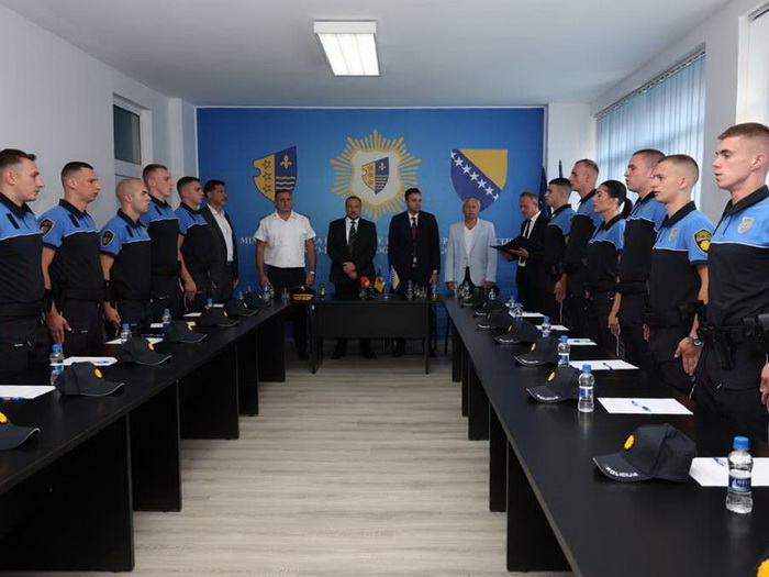 Dvadeset policijskih službenika stupilo na dužnost u Upravi policije MUP-a BPK Goražde