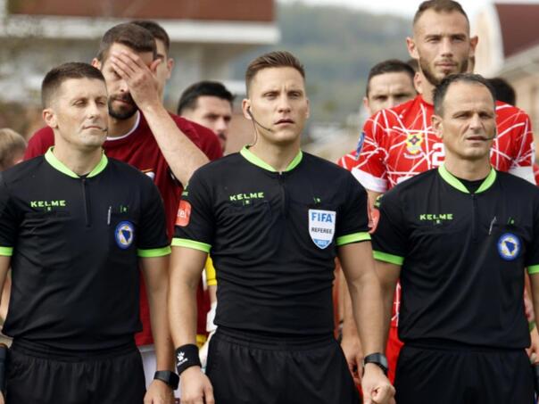 Dvojica sudija promijenjena pred meč na Grbavici
