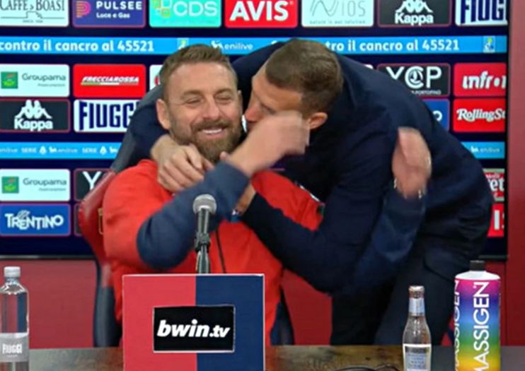 Džeko na pressici izljubio italijansku legendu: "On je moj brat"