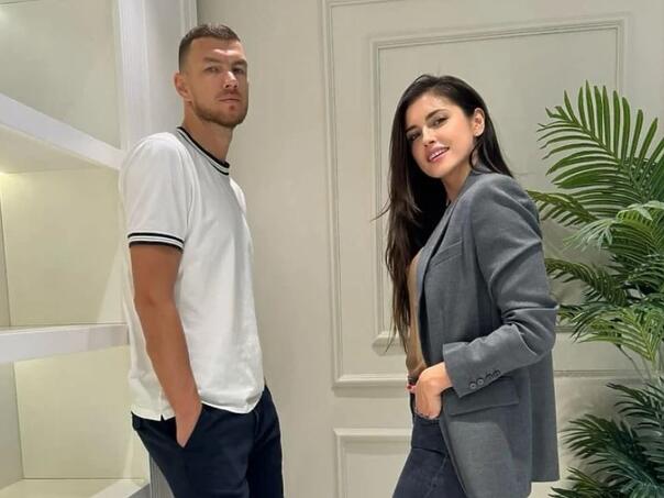 Džeko sa suprugom Amrom u novom biznisu