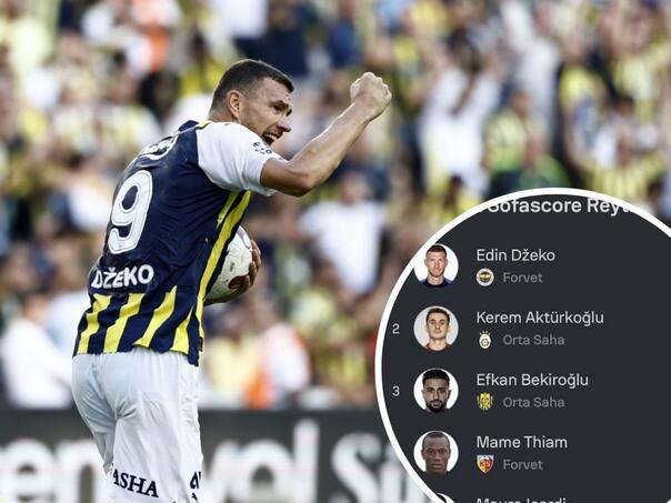 Edin Džeko dominira u Feneru, brojke sve govore