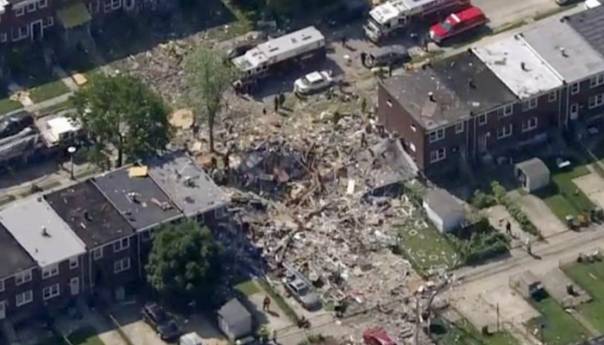 Eksplozija u Baltimoreu, uništeno nekoliko kuća, ima povrijeđenih