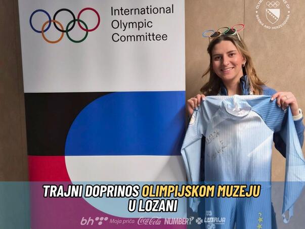 Elvedina Muzaferija donirala svoju opremu Olimpijskom muzeju u Lozani