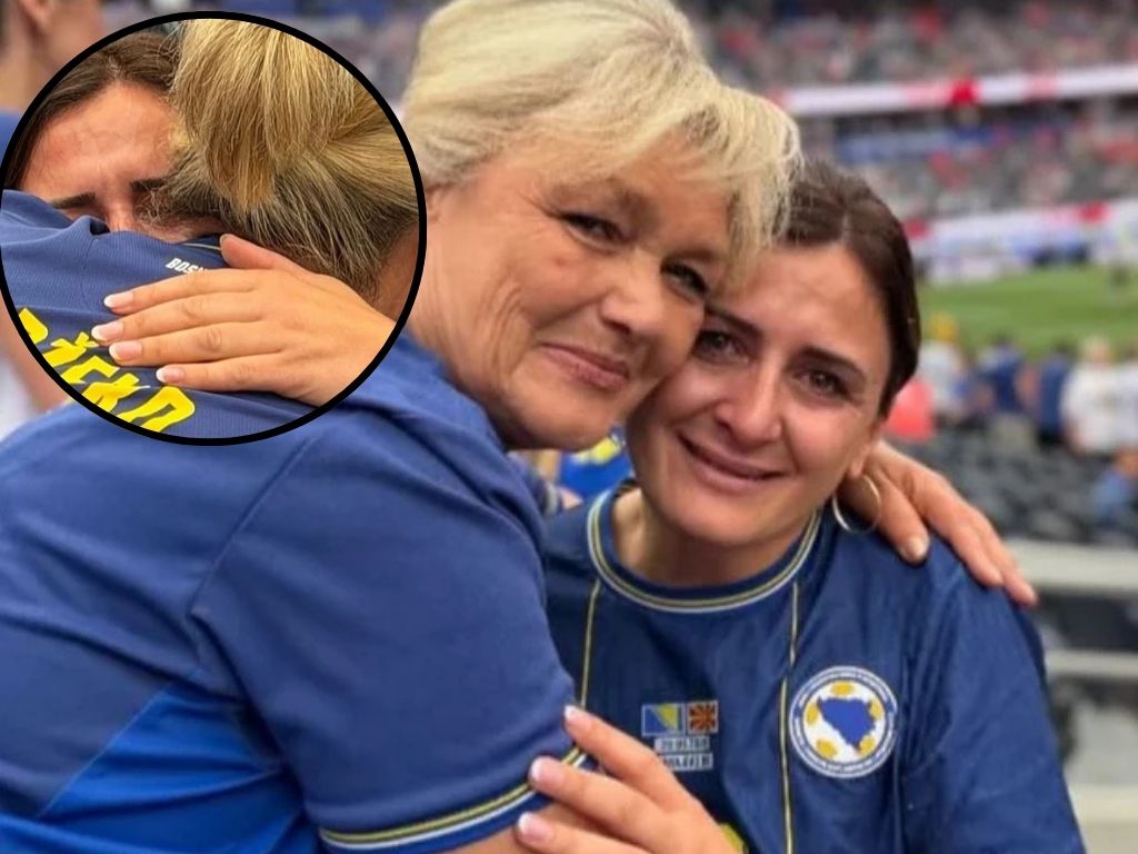Emotivni trenuci: Majke Edina i Kerima u zagrljaju na stadionu