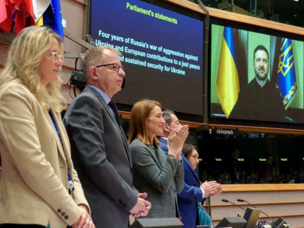Evropski parlament čvrsto stoji uz Ukrajinu četiri godine nakon potpune ruske invazije