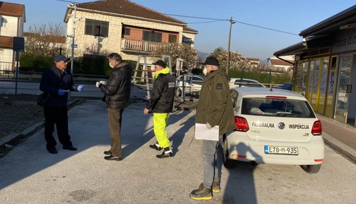 Federalni sanitarni inspektori izdali 12.246 rješenja o izolaciji