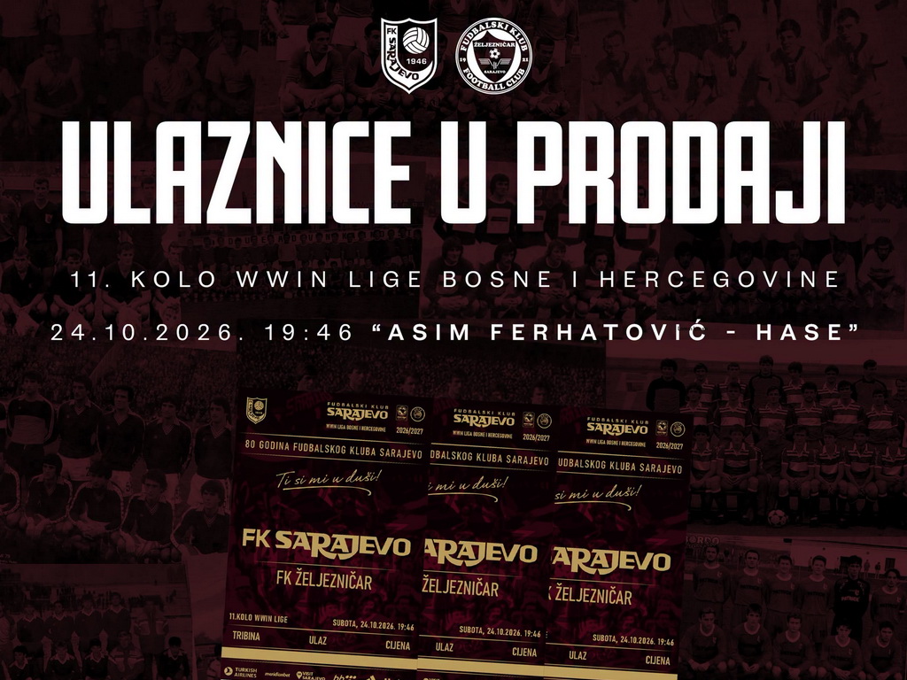FK Sarajevo slavi 80. rođendan na Koševu: Poznate cijene karata za derbi
