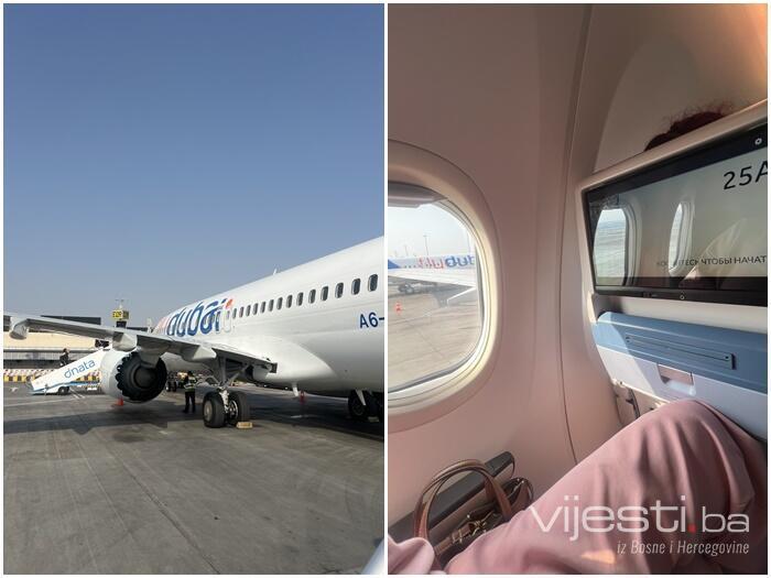 Foto: Avion sa državljanima BiH poletio iz Dubaija