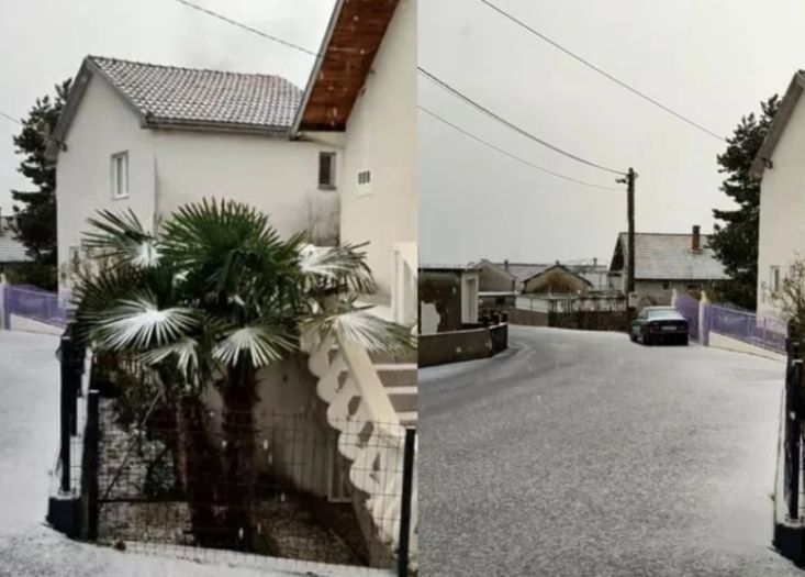 Foto: Sniježne pahulje zabijelile Mostar