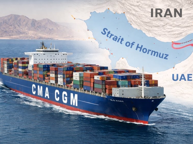 Francuski kontejnerski brod prošao kroz Hormuški moreuz