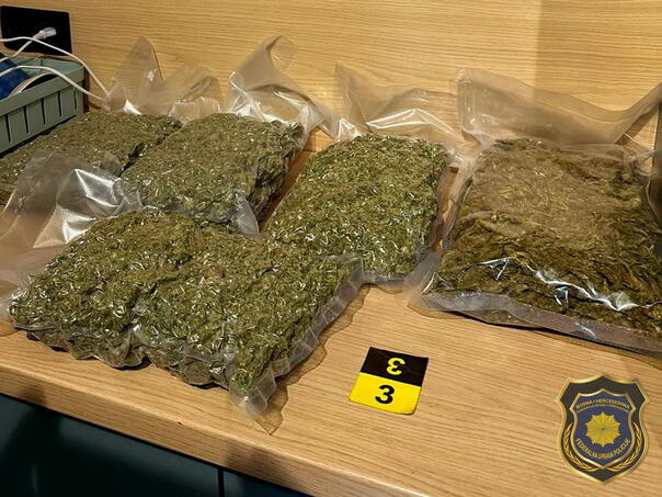 FUP: Uhapšena jedna osoba iz Sarajeva, pronađeno oko 15 kg opojne droge