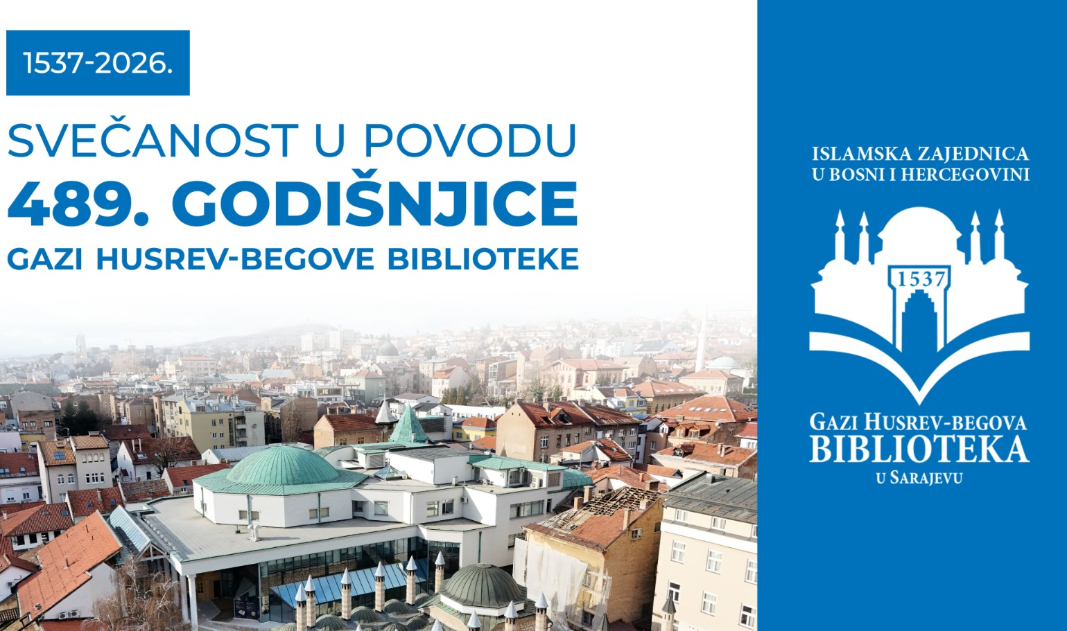 Gazi Husrev-begova biblioteka obilježava 489. godina postojanja