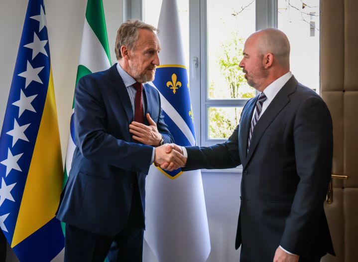 Ginkel sa Izetbegovićem o Južnoj interkonekciji: SAD i BiH jačaju veze