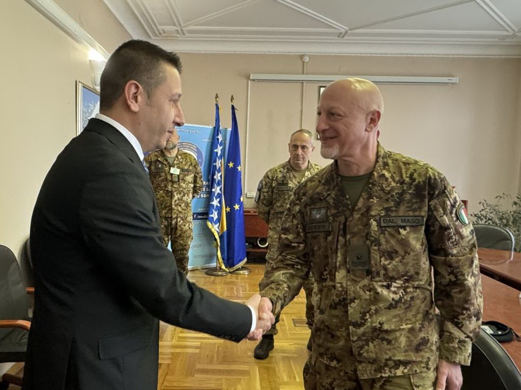 Goganović: EUFOR klјučni partner u održavanju stabilnosti i sigurnosti u BiH