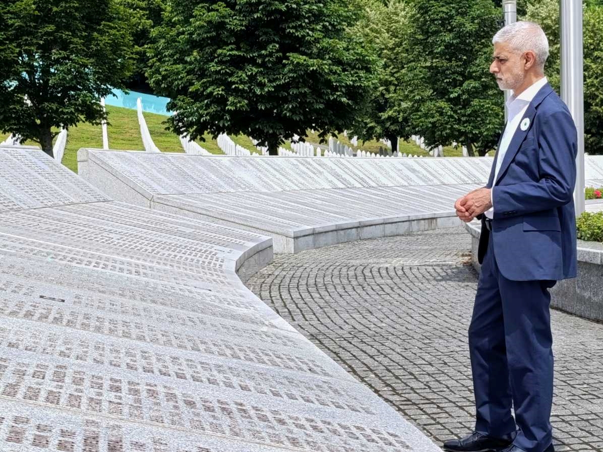 Gradonačelnik Londona Sadiq Khan posjetio Memorijalni centar Srebrenica