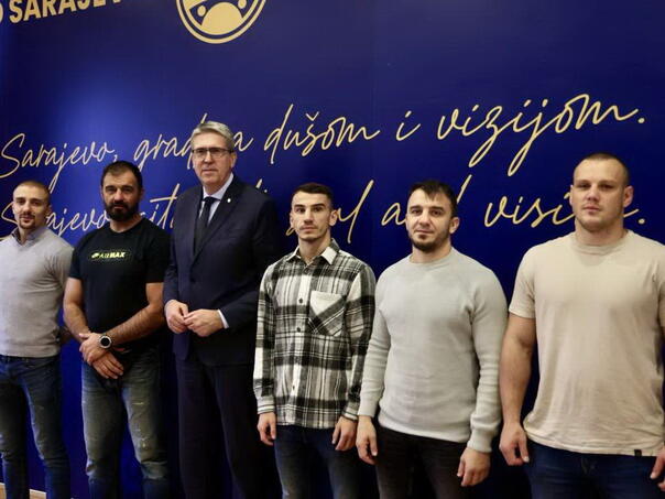 Gradonačelnik Sarajeva Samir Avdić primio u Vijećnici bh. reprezentativce u kickboxingu