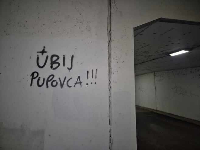 Grafiti pozivaju na ubistvo Pupovca, ustaški simboli i kukasti krst u Zagrebu