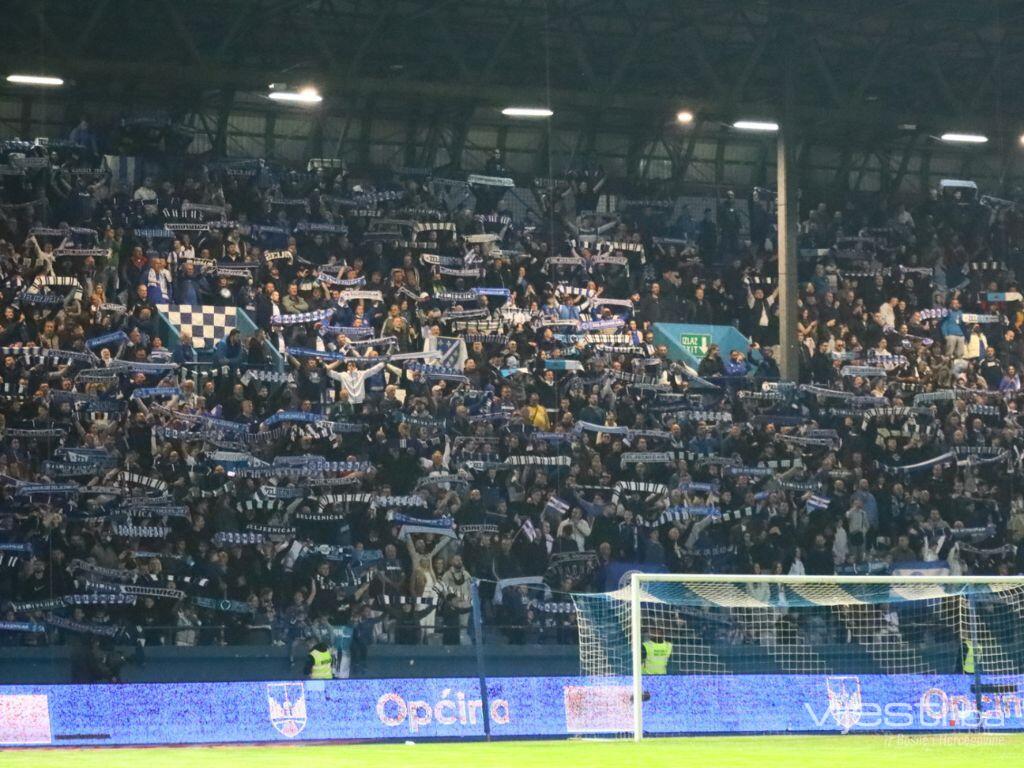 Grbavica je to: Poznato koliko je navijača pratilo derbi Želje i Veleža