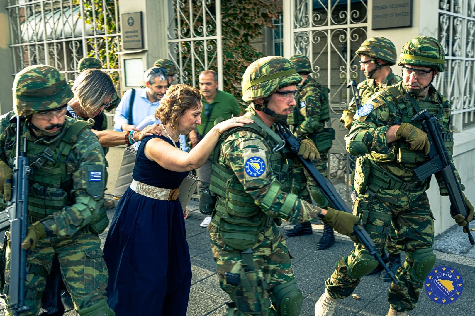 Grčke snage EUFOR-a u akciji: Vježbali zaštitu i izvlačenje osoblja Ambasade