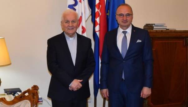 Grlić Radman i biskup Komarica za što bolji položaj Hrvata u BiH