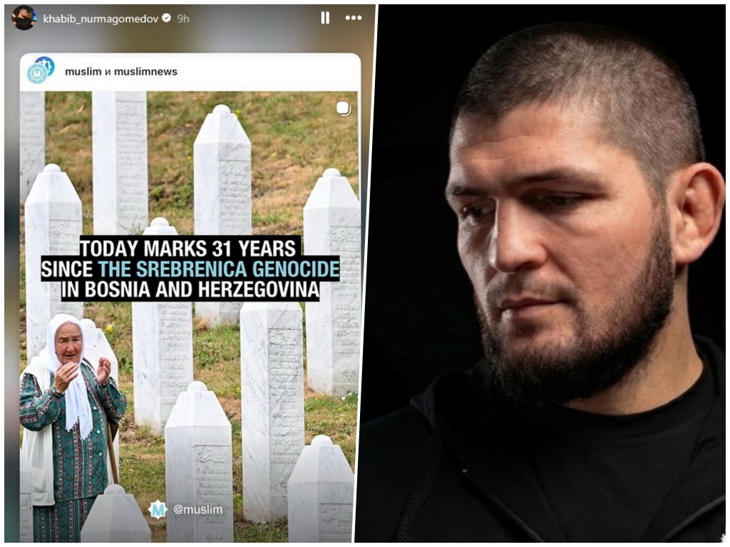 Habib Nurmagomedov odao počast žrtvama genocida u Srebrenici
