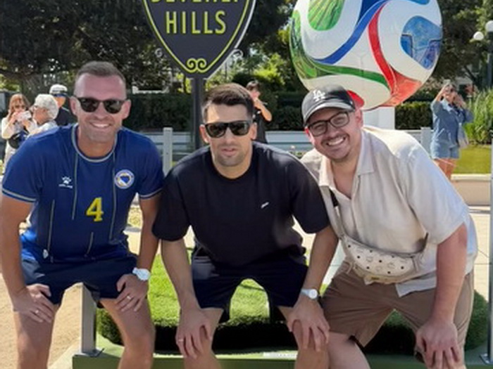 Hadžikić stigao u Los Angeles, bodrit će Zmajeve na Mundijalu